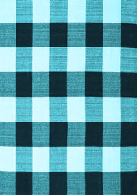 Checkered Light Blue Modern Rug, con3015lblu