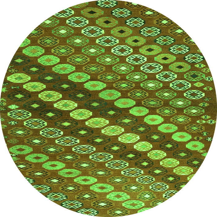 Machine Washable Abstract Green Contemporary Area Rugs, wshcon3016grn