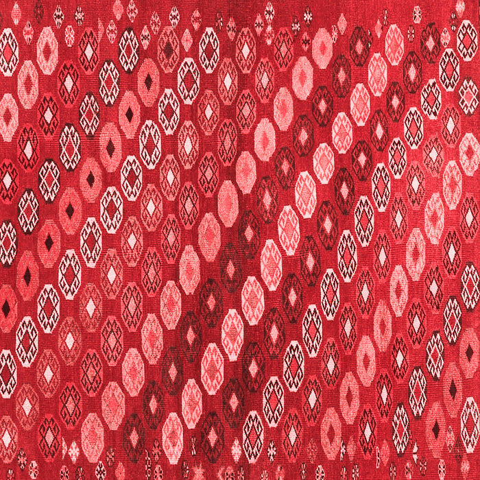 Machine Washable Abstract Red Contemporary Rug, wshcon3016red