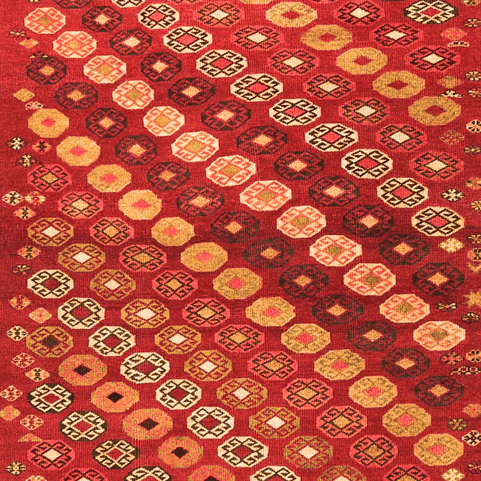 Serging Thickness of Machine Washable Abstract Orange Contemporary Area Rugs, wshcon3016org