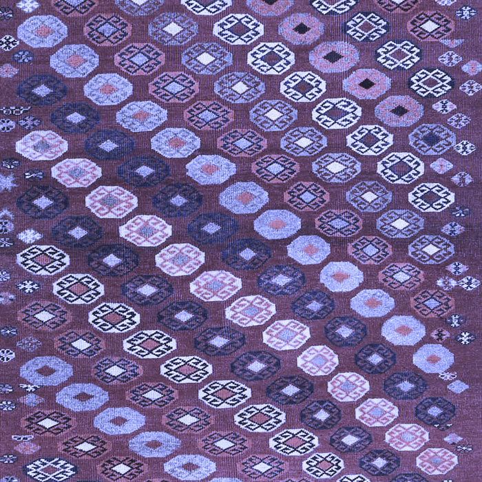 Machine Washable Abstract Blue Contemporary Rug, wshcon3016blu