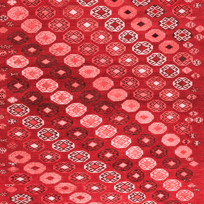 Machine Washable Abstract Red Contemporary Rug, wshcon3016red