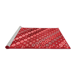 Contemporary Red Washable Rugs