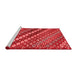 Contemporary Red Washable Rugs