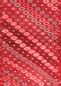 Abstract Red Contemporary Rug, con3016red