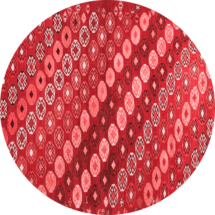 Machine Washable Abstract Red Contemporary Rug, wshcon3016red