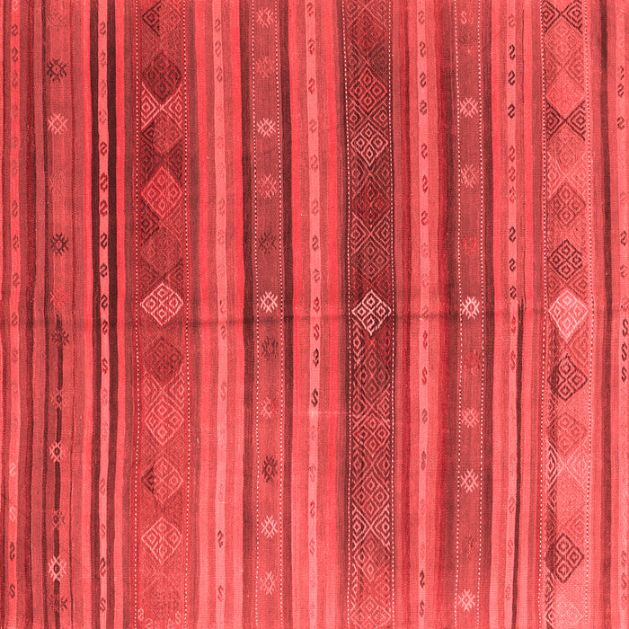Machine Washable Southwestern Red Country Rug, wshcon3017red