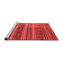 Country Red Washable Rugs