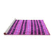 Sideview of Machine Washable Oriental Purple Traditional Area Rugs, wshcon3018pur