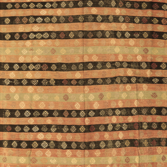 Machine Washable Oriental Brown Traditional Rug, wshcon3018brn