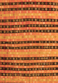 Oriental Orange Traditional Rug, con3018org