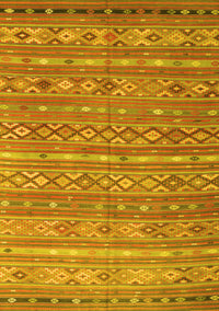 Oriental Yellow Traditional Rug, con3019yw