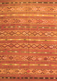 Oriental Orange Traditional Rug, con3019org