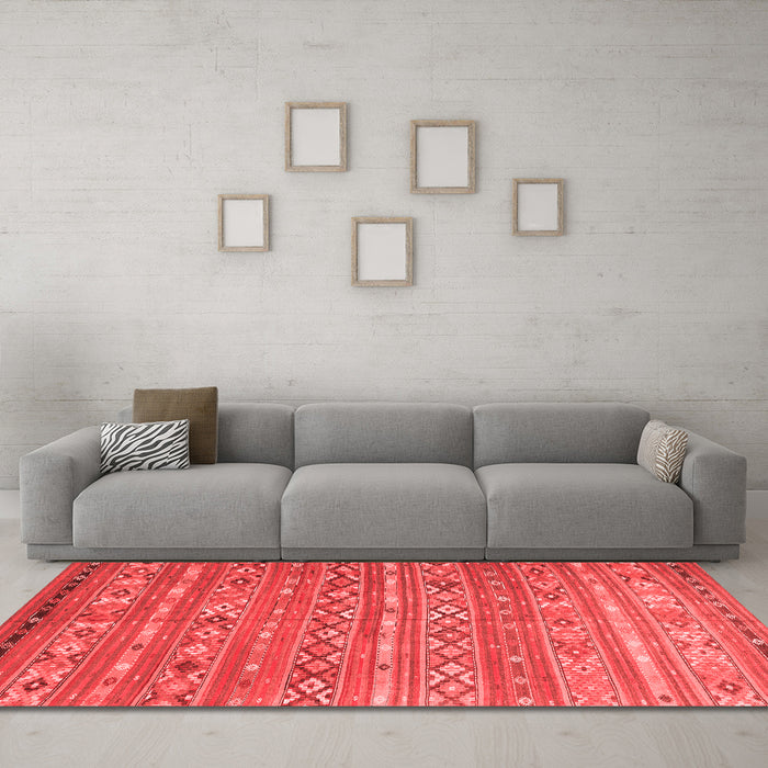 Traditional Red Washable Rugs