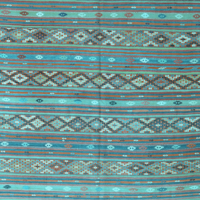 Oriental Light Blue Traditional Rug, con3019lblu
