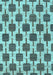 Machine Washable Abstract Light Blue Contemporary Rug, wshcon301lblu