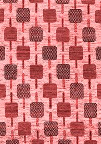 Abstract Red Contemporary Rug, con301red