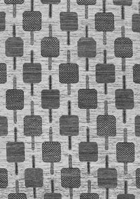 Abstract Gray Contemporary Rug, con301gry