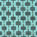 Square Machine Washable Abstract Light Blue Contemporary Rug, wshcon301lblu