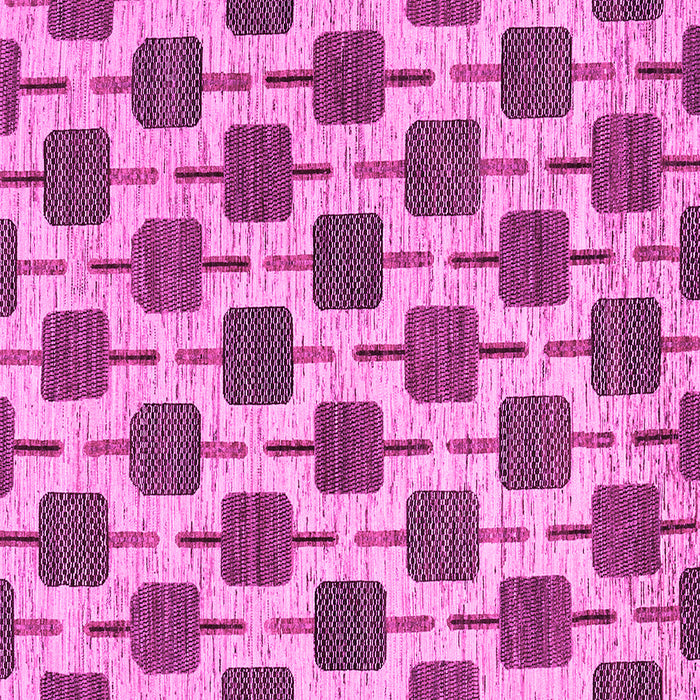 Square Abstract Pink Contemporary Rug, con301pnk