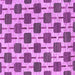 Square Abstract Purple Contemporary Rug, con301pur