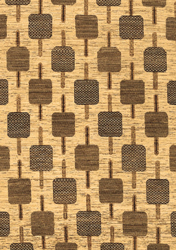 Abstract Brown Contemporary Rug, con301brn