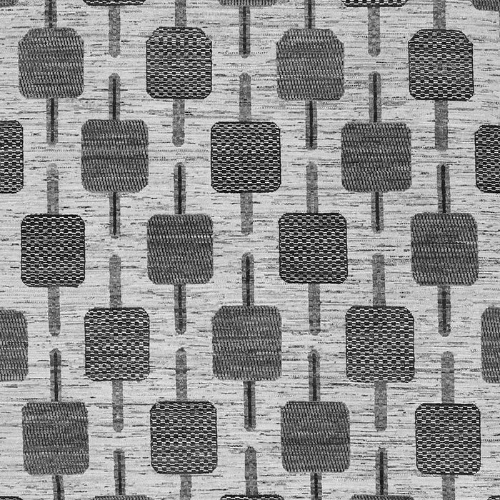 Serging Thickness of Machine Washable Abstract Gray Contemporary Rug, wshcon301gry