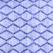 Square Machine Washable Trellis Blue Modern Rug, wshcon3020blu