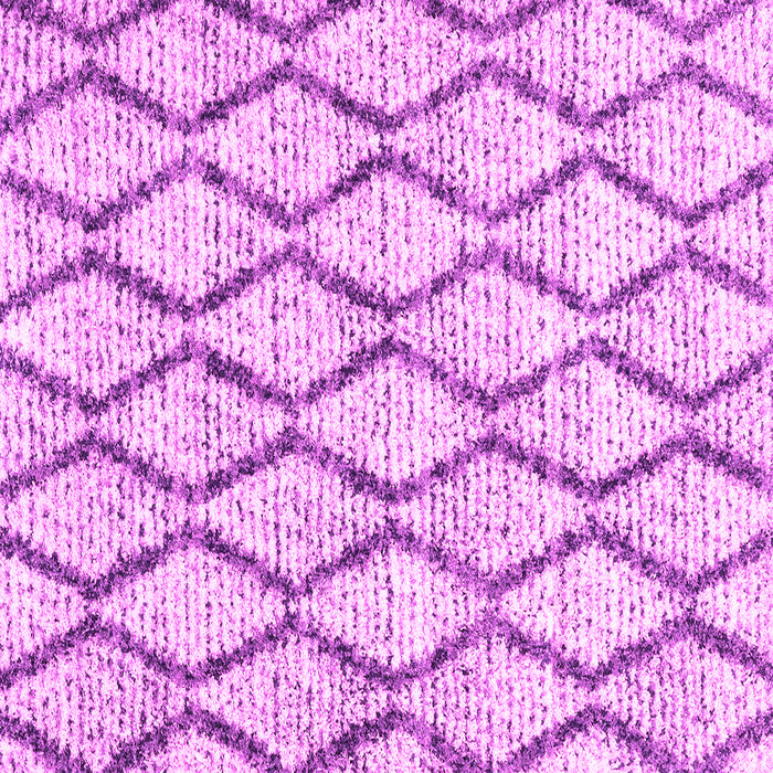 Square Machine Washable Trellis Pink Modern Rug, wshcon3020pnk
