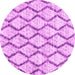 Round Trellis Pink Modern Rug, con3020pnk