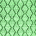 Square Trellis Emerald Green Modern Rug, con3020emgrn