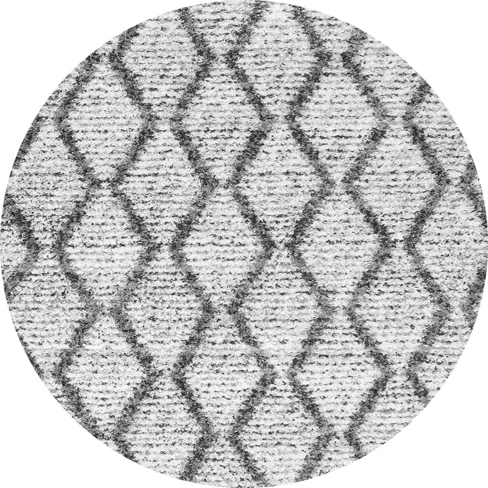 Square Trellis Gray Modern Rug, con3020gry