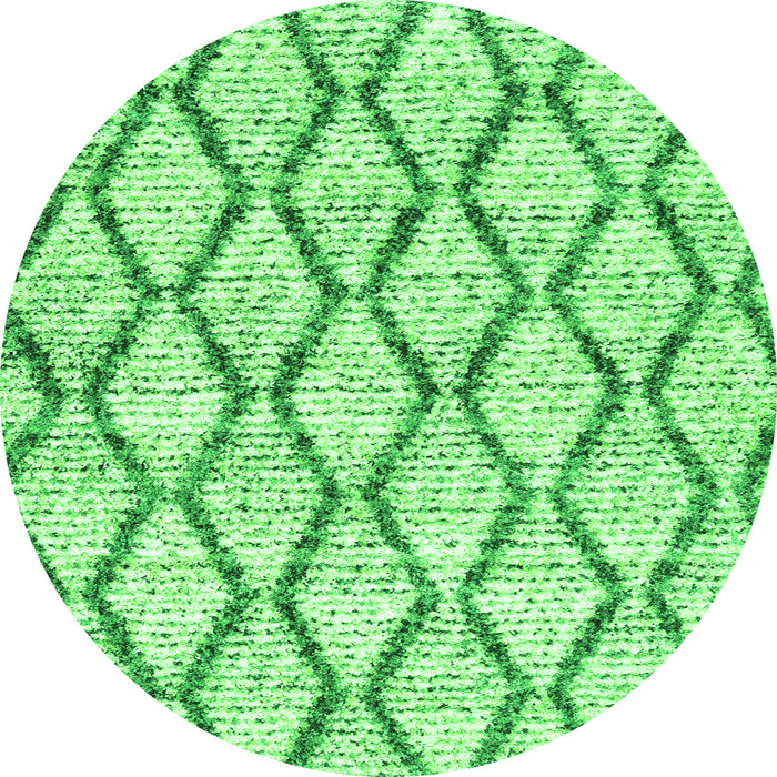 Square Trellis Green Modern Rug, con3020grn