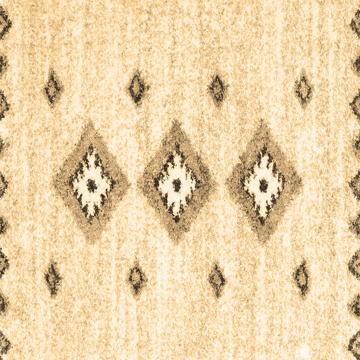 Square Machine Washable Solid Brown Modern Rug, wshcon3021brn