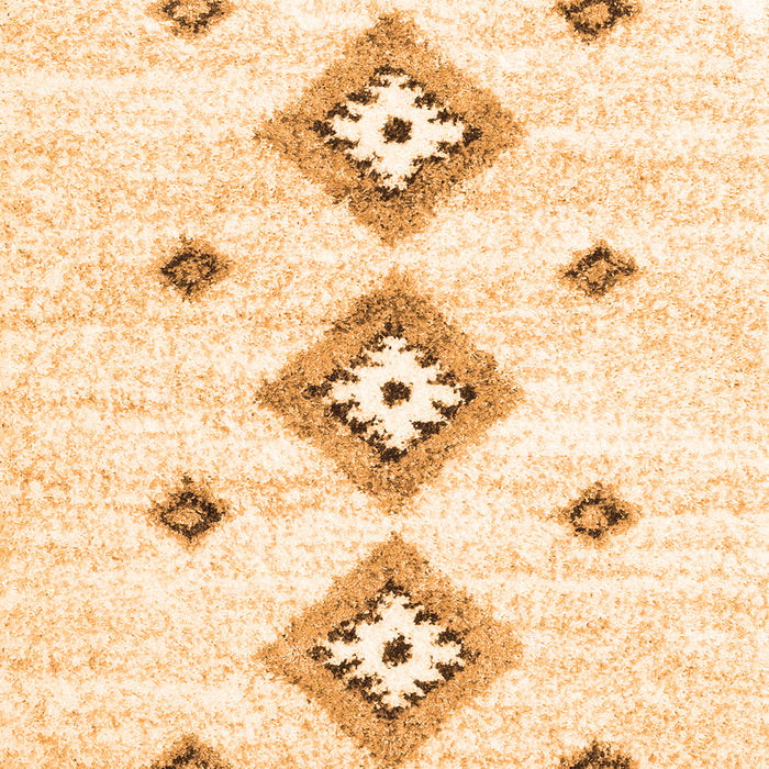 Serging Thickness of Machine Washable Solid Orange Modern Area Rugs, wshcon3021org