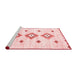 Modern Red Washable Rugs