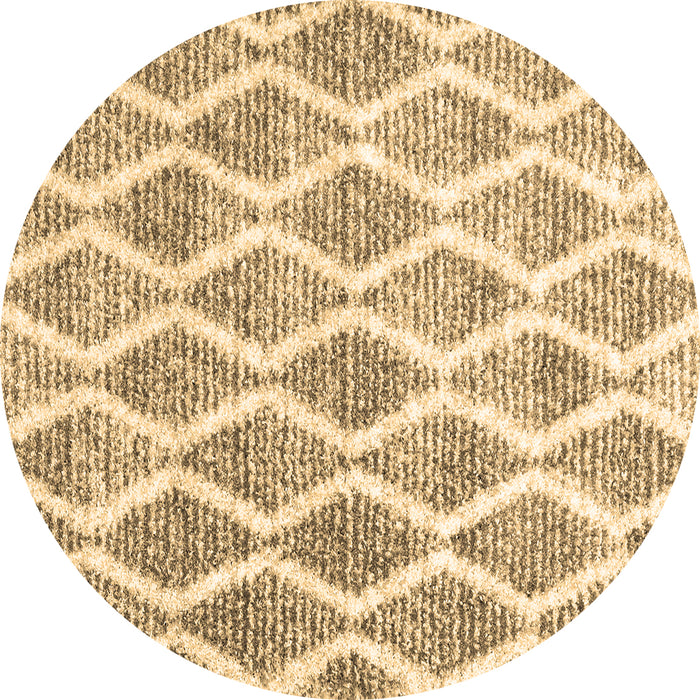 Round Machine Washable CON3022X Brown CON3022X Rug, wshcon3022brn