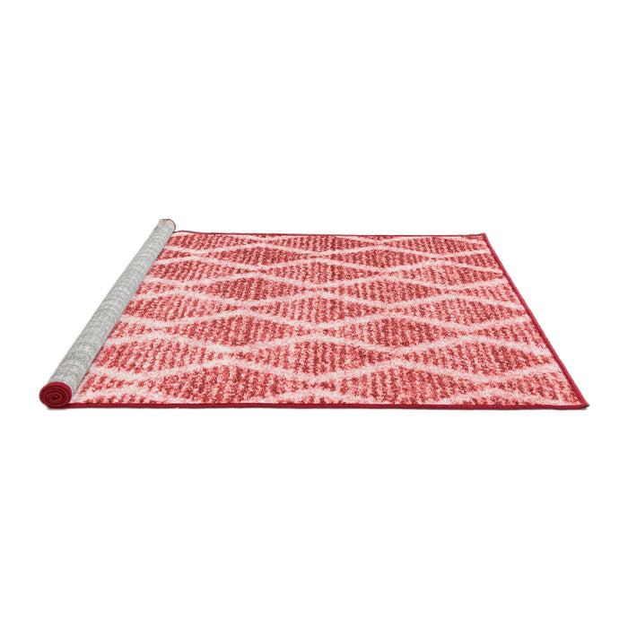 CON3022X Red Washable Rugs
