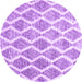 Round CON3022X Purple CON3022X Rug, con3022pur