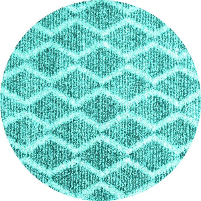 Round CON3022X Turquoise CON3022X Rug, con3022turq