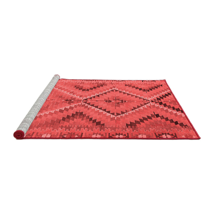 CON3023X Red Washable Rugs