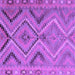 Square Machine Washable CON3023X Purple CON3023X Area Rugs, wshcon3023pur