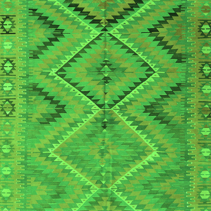 Round Machine Washable CON3023X Green CON3023X Area Rugs, wshcon3023grn