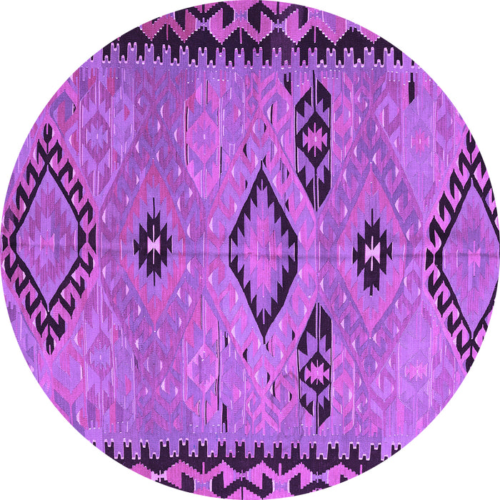 Round Machine Washable CON3024X Purple CON3024X Area Rugs, wshcon3024pur
