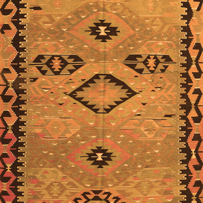 Serging Thickness of Machine Washable CON3024X Orange CON3024X Area Rugs, wshcon3024org