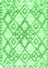 Abstract Green Contemporary Rug, con3025grn