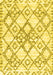 Machine Washable Abstract Yellow Contemporary Rug, wshcon3025yw