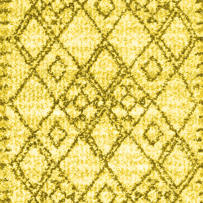 Machine Washable Abstract Yellow Contemporary Rug, wshcon3025yw
