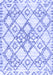 Abstract Blue Contemporary Rug, con3025blu