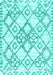 Abstract Turquoise Contemporary Rug, con3025turq